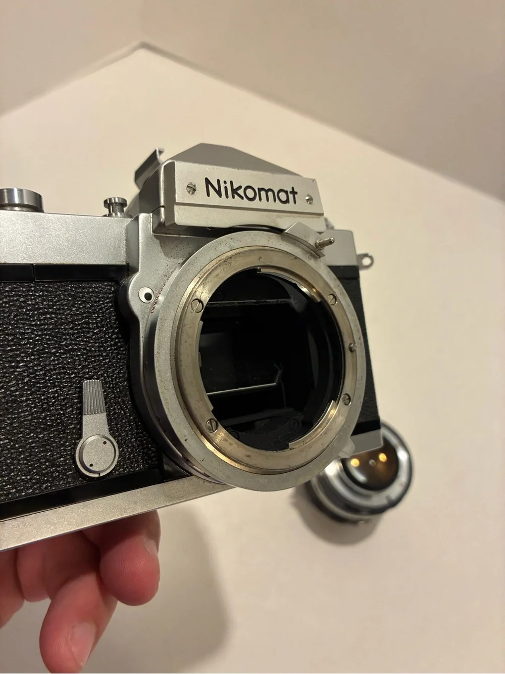 Nikon Nikkormat  Film Camera W/ Nikkor-H 50mm 1:4 Lens Japan Rare Untested